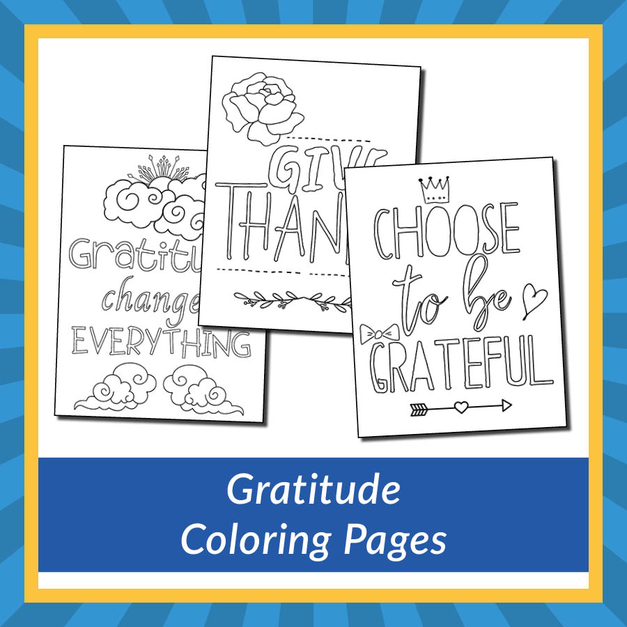 Gratitude Coloring Pages   Gift of Curiosity