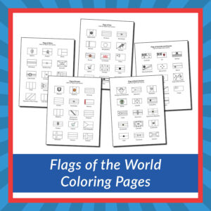 Flags of the World Coloring Pages
