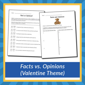 Facts vs. Opinions (Valentine theme)