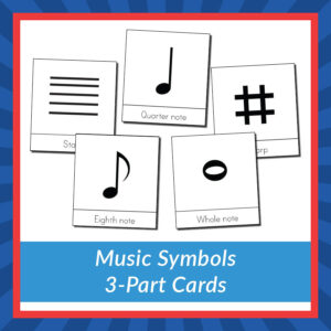 Music Symbols 3-Part Cards