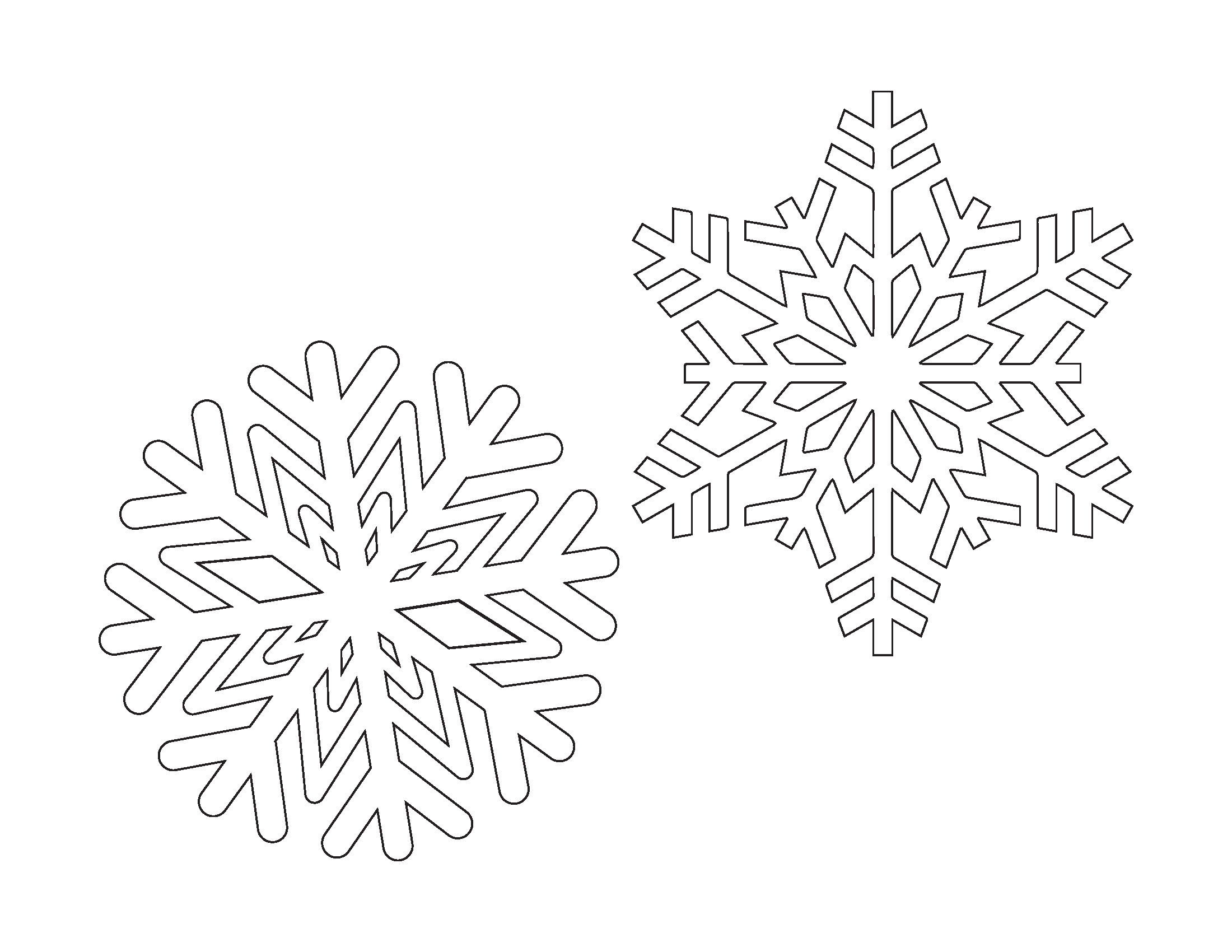 Snowflake Coloring Pages - Image 3