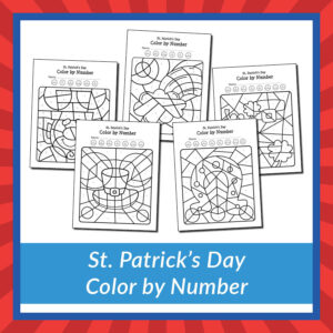 St. Patrick's Day Color by Number
