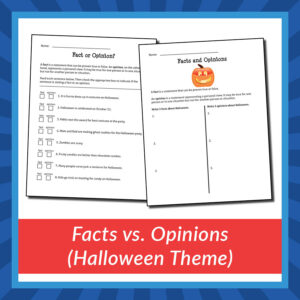 Facts vs. Opinions (Halloween theme)