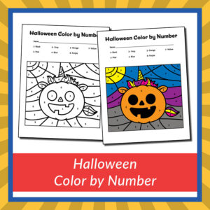 Halloween Color by Number