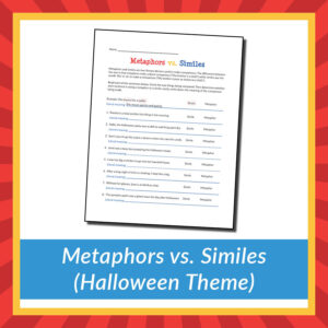 Metaphors vs. Similes (Halloween Theme)