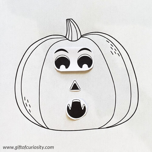 Build a Jack-o-Lantern with this Cute Pumpkin Printable - Gift of Curiosity