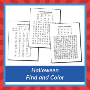 Halloween Find and Color