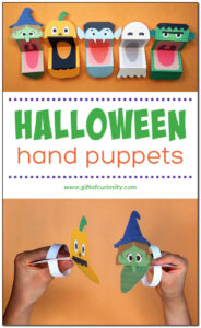 Printable Halloween Hand Puppets for Kids - Gift of Curiosity