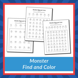 Monster Find and Color