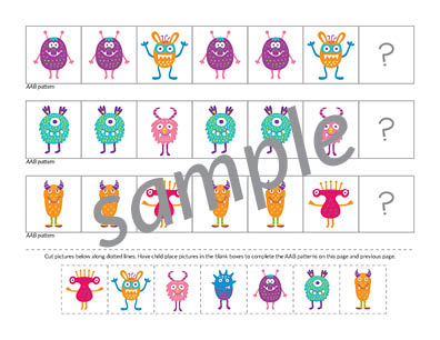 Monster Preschool Math Pack - Image 2