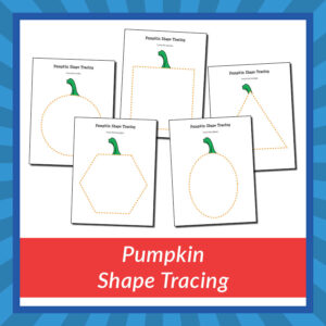 Pumpkin Shape Tracing