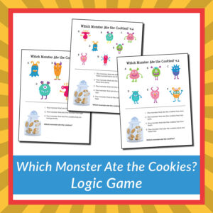 Which Monster Ate the Cookies? Logic Game