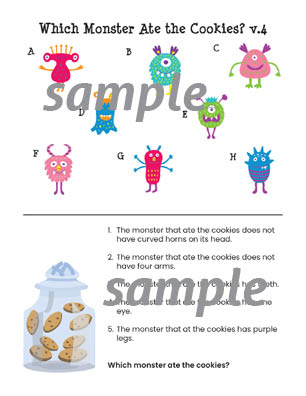 Which Monster Ate the Cookies? Logic Game - Image 3
