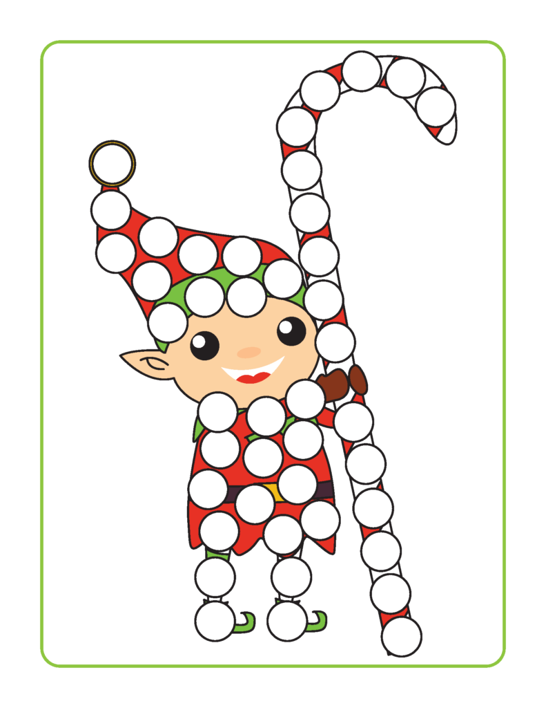 Elf Do-a-Dot Printables - Gift of Curiosity