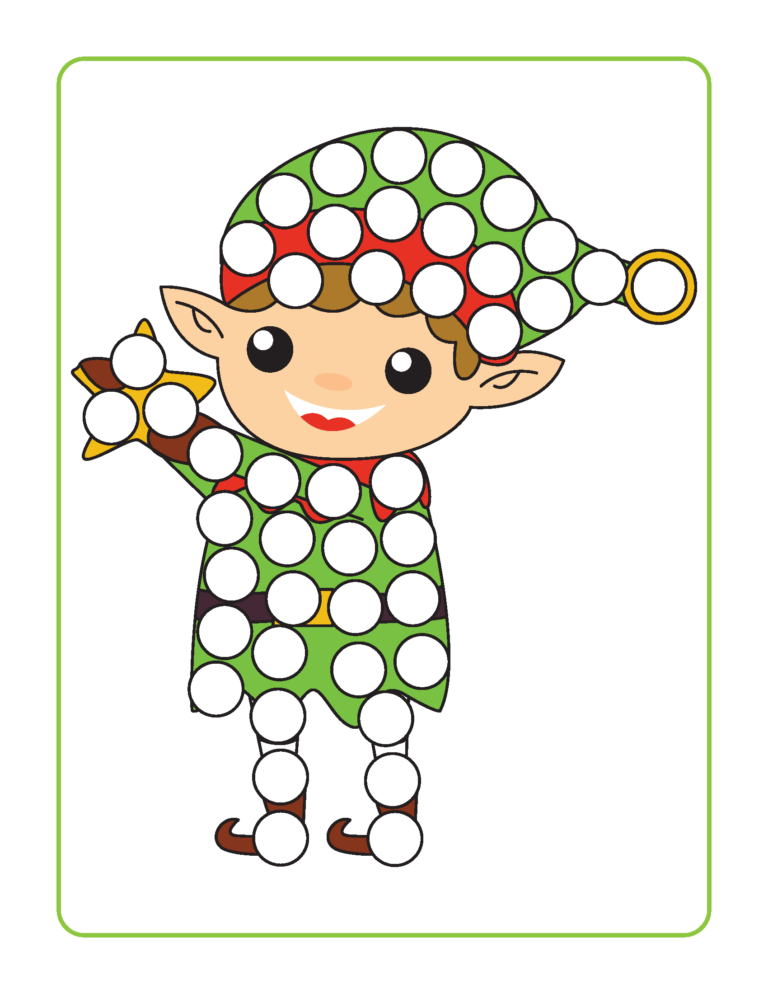 Elf Do-a-Dot Printables - Gift of Curiosity