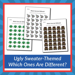 Christmas Ugly Sweater-Themed Which Ones Are Different?