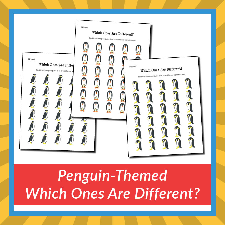 Penguin-Themed Which Ones Are Different?