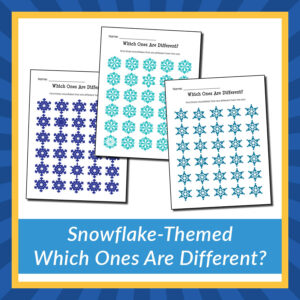 Snowflake-Themed Which Ones Are Different?
