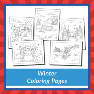 Winter Coloring Pages